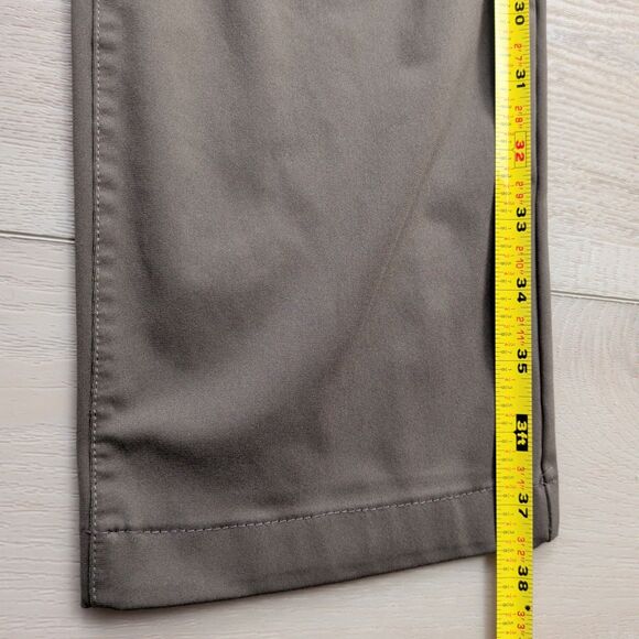 Rhone Pants Mens 30x30 Lichen Green Brown Commuter Slim Fit Chino 100036 - Picture 12 of 14